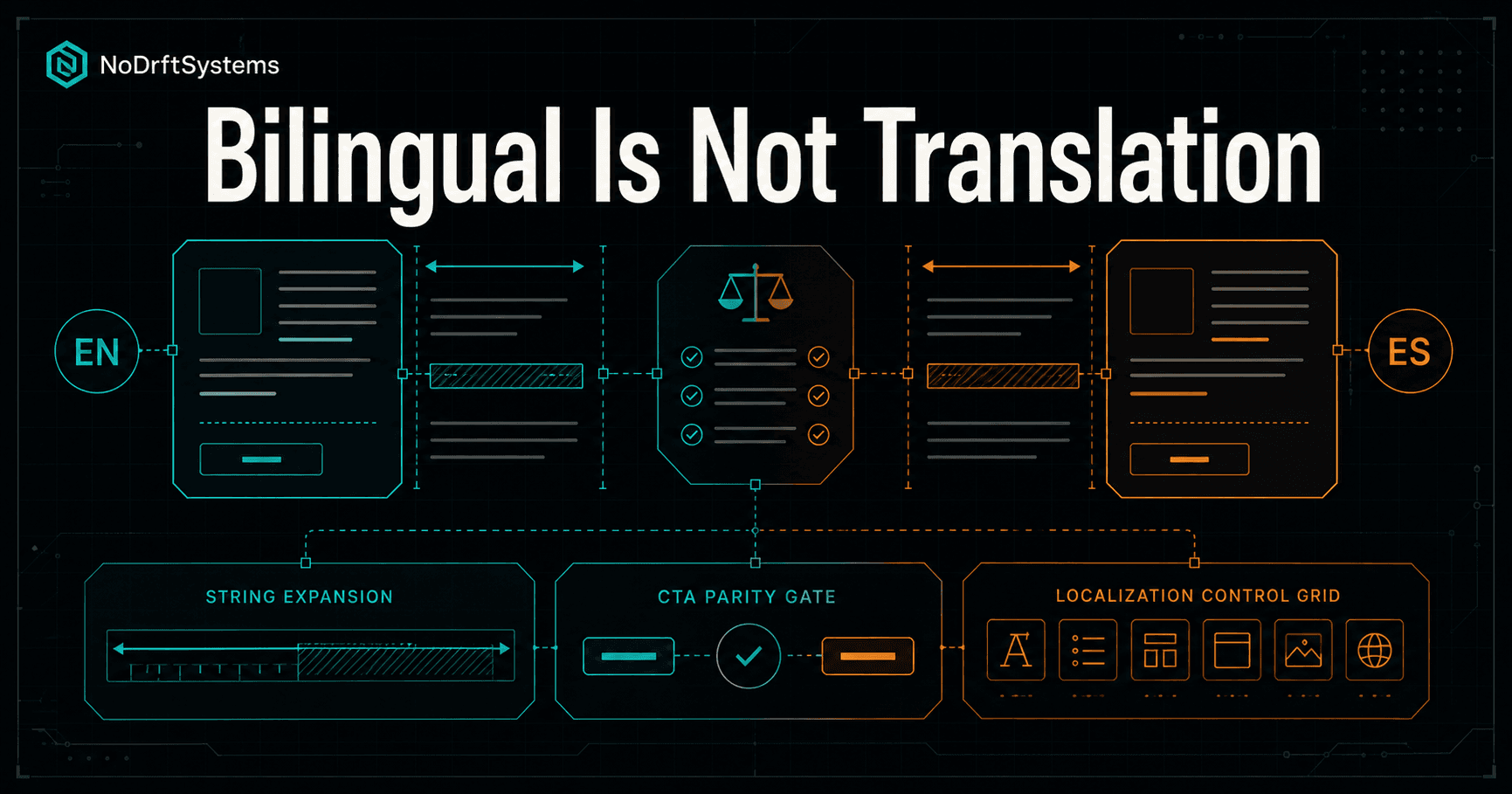 Featured image for Bilingual isn't translation — what you're actually buying when you invest in Spanish-language UX.